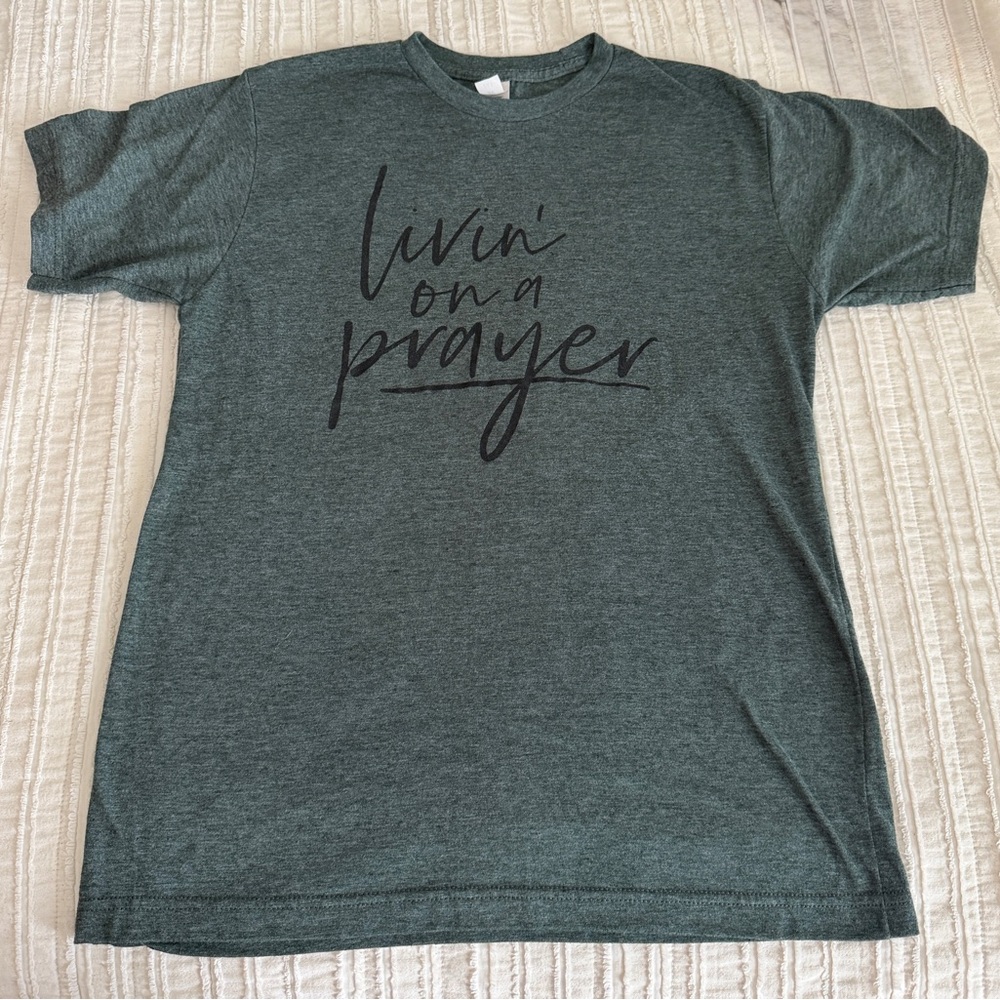 Tultex Dark Heathered Green Women’s Graphic Tee